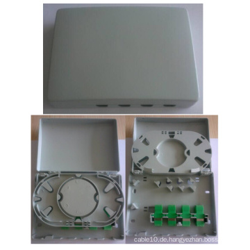 4 Port FTTH Mini Fiber Optic Terminal Box / FTTH Box